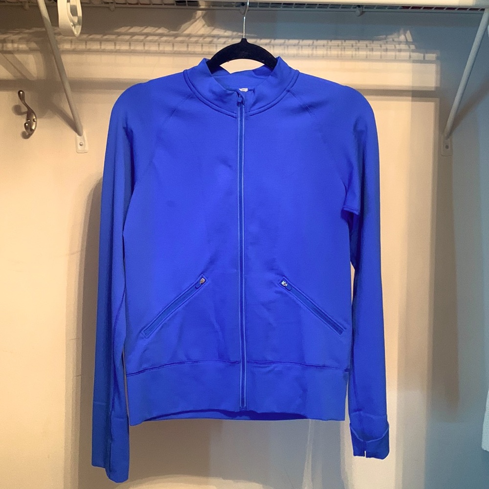 Bright Blue Lulu Lemon Sports Jacket - Picture 1 of 3